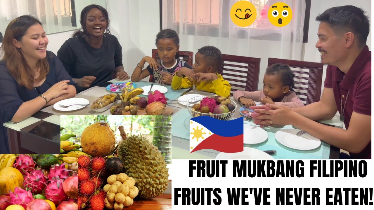 OUR HILARIOUS REACTION TO TRYING EXOTIC FILIPINO FRUITS for the First Time with My Filipino Husband