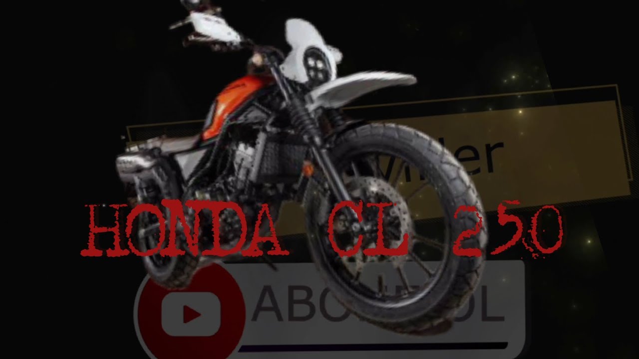 honda cl  250  her yola gelir