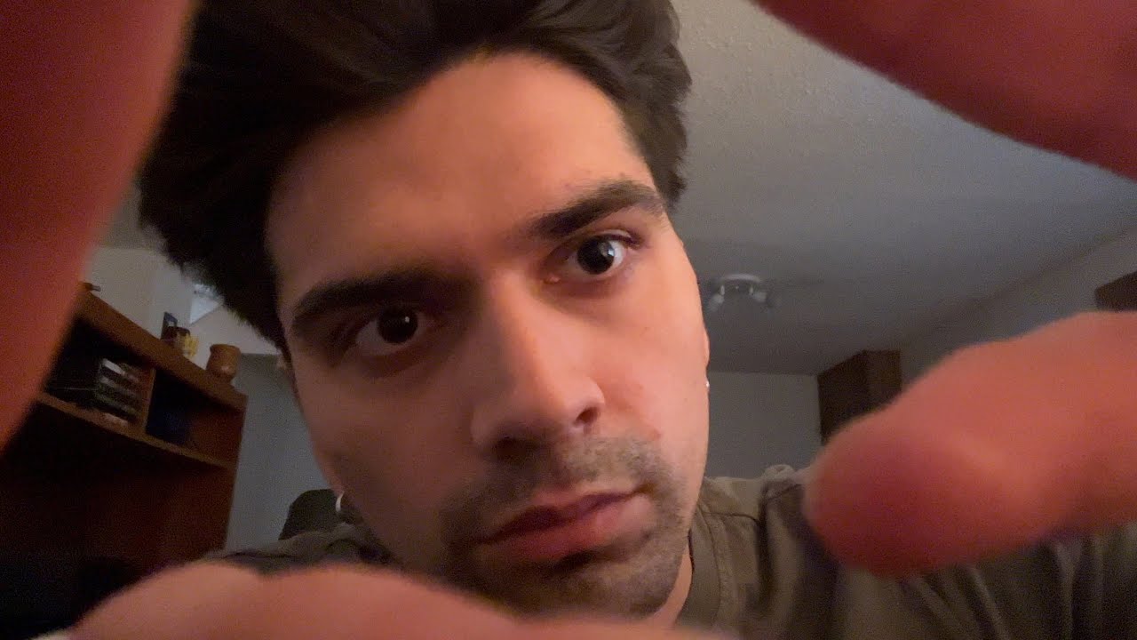 ASMR Super Close Up Visuals | Face Brushing, Camera Adjustments, Hand Movements