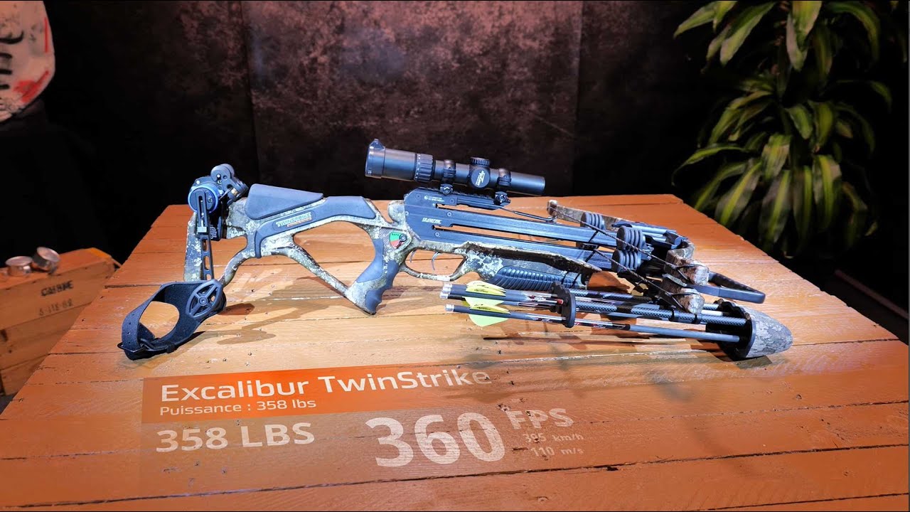 Tuto et présentation de l'arbalète Excalibur TwinStrike : l'arbalète qui peut tirer deux traits !