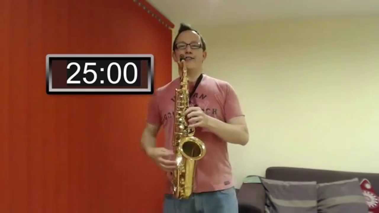 Extreme Saxophone Workout - Saxophone Workout Drill for Stage 1 - Challenge! (Sax Lesson SW101)