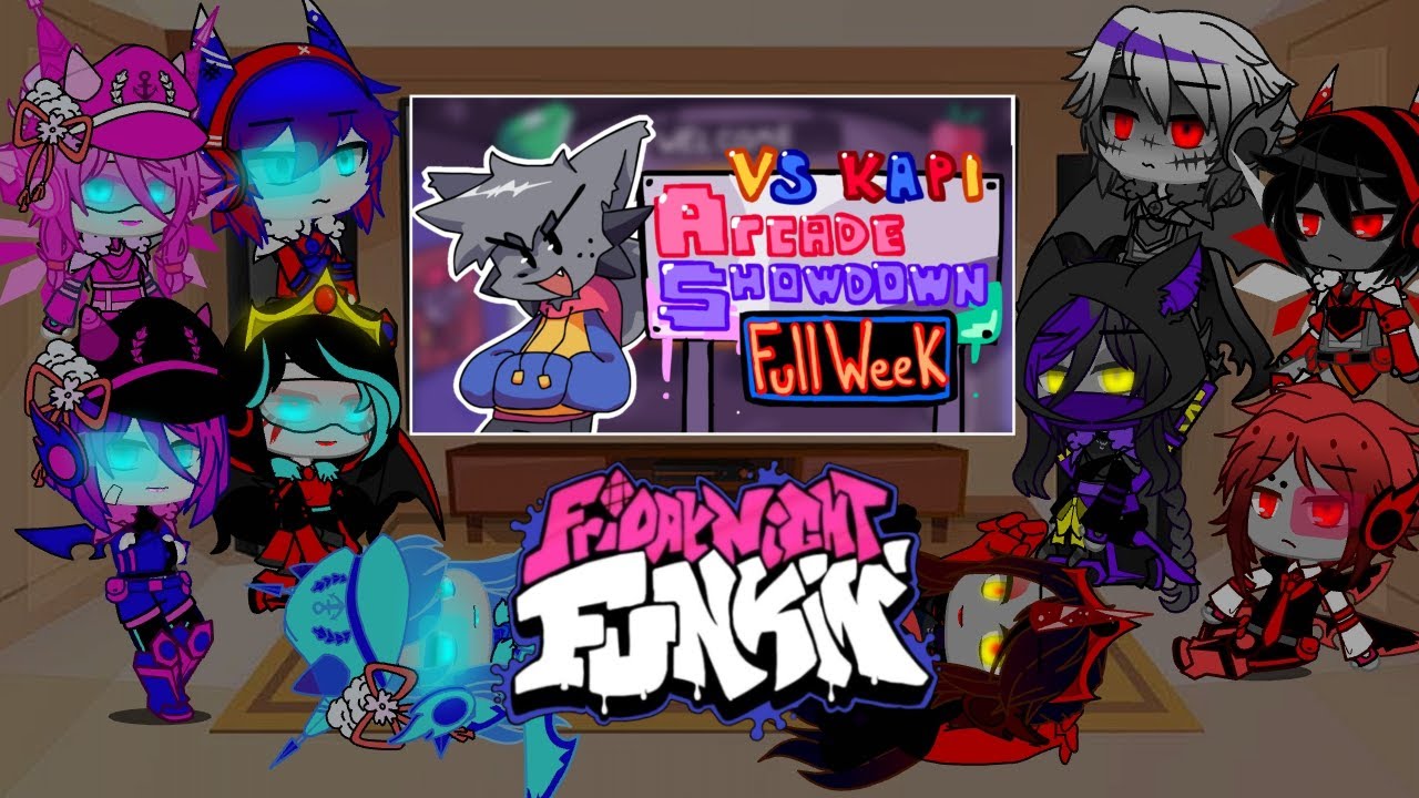 ||Gacha Club ||transformers react to FNF MOD KAPI ||part 17 ||