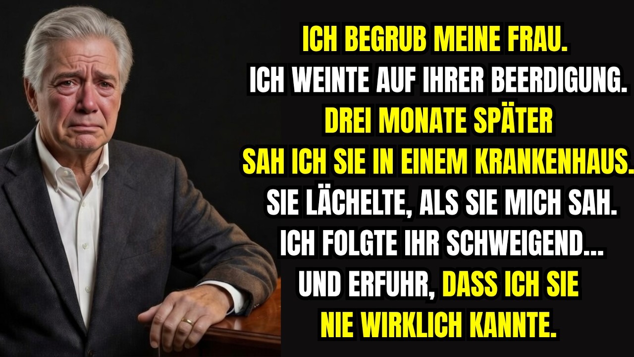 Drei Monate nach dem Tod meiner Frau sah ich sie im Krankenhaus — ich folgte ihr bis zu…