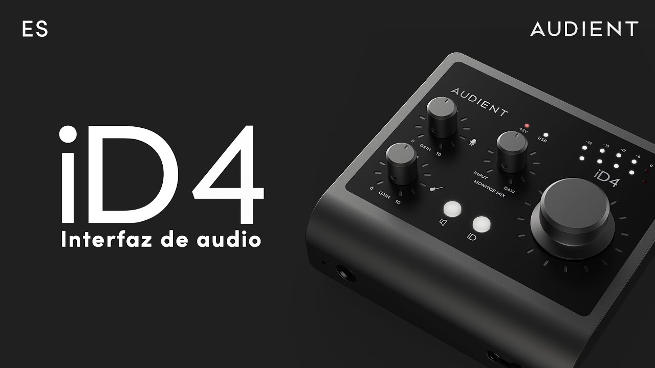 Audient iD4 MkII [ES] - Interfaz de audio con 2 entradas | 2 salidas
