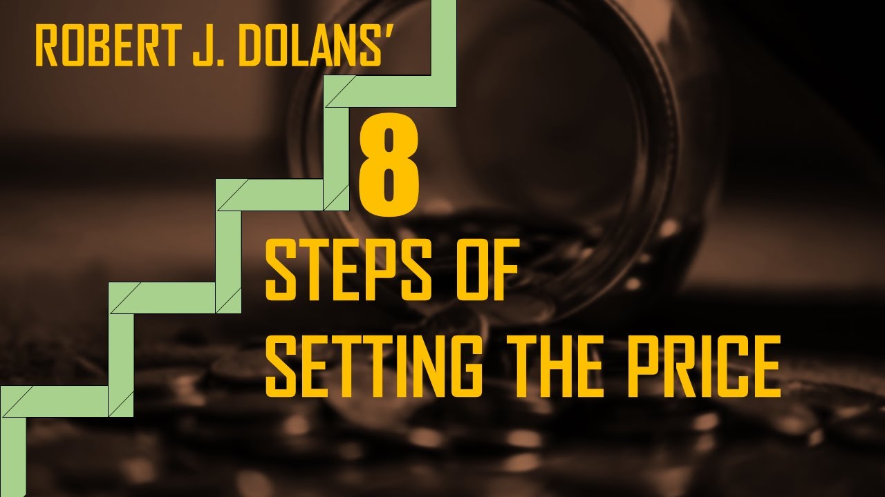 8 Steps of Setting Pricing Strategy || Dolans' Eight