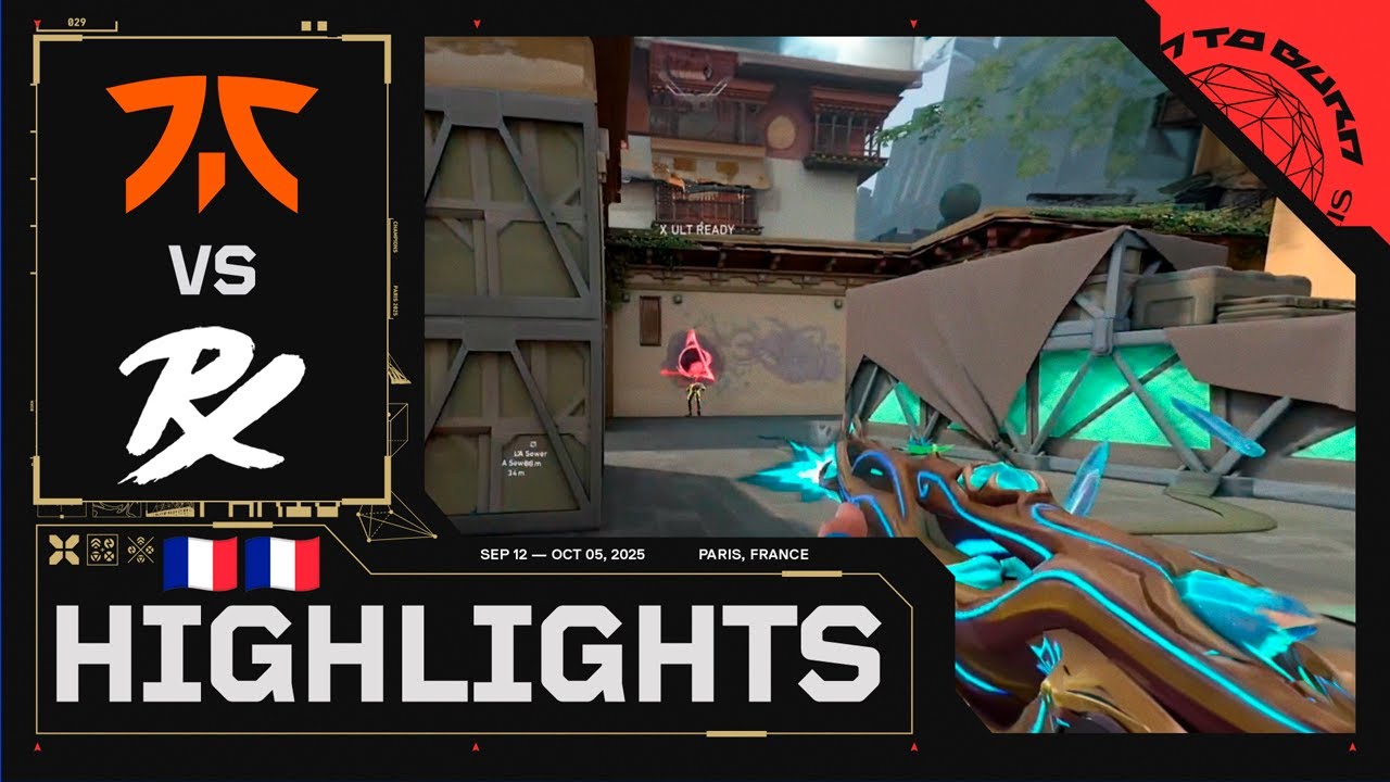 À VOIR ABSOLUMENT! Fnatic vs Paper Rex HIGHLIGHTS // VALORANT CHAMPIONS PARIS
