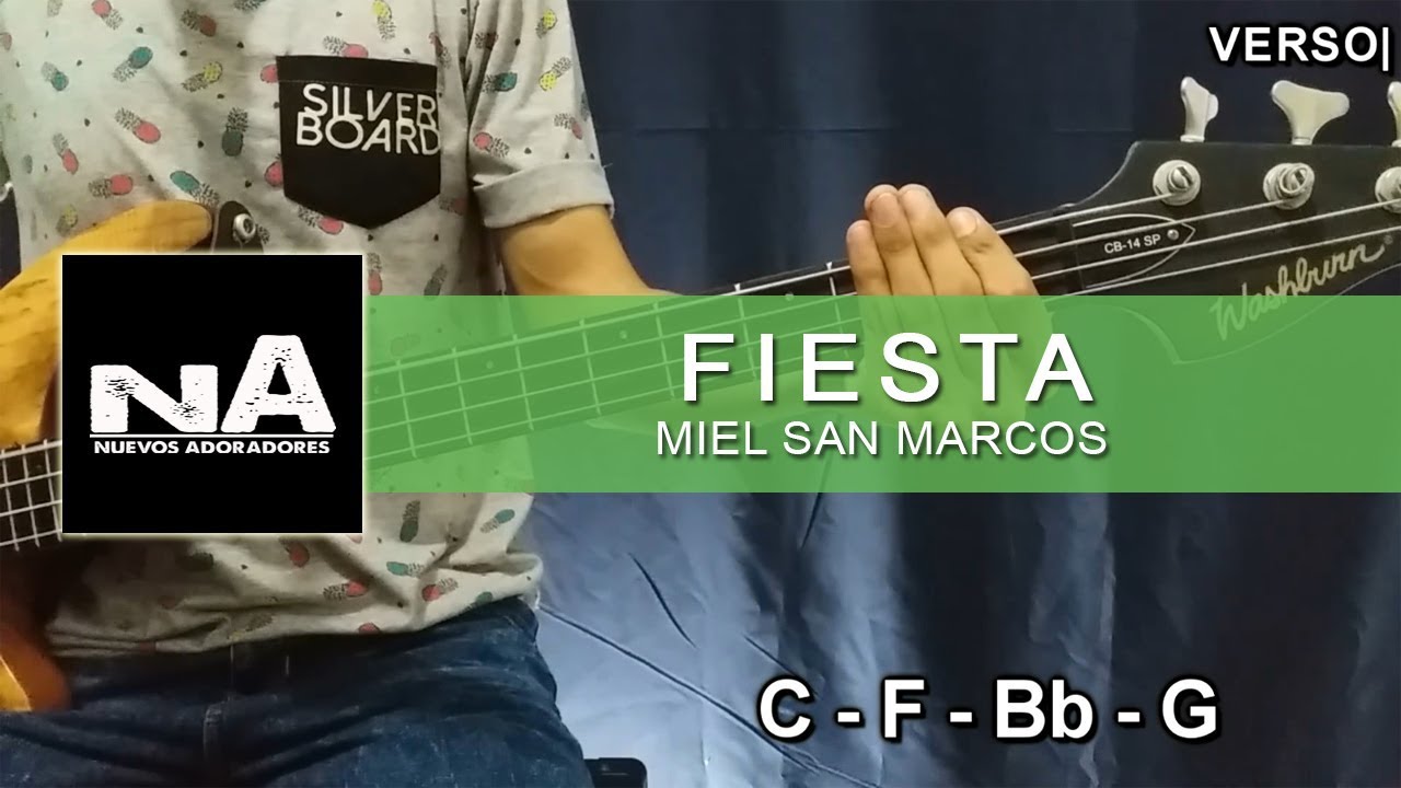 Fiesta - Miel San Marcos - Tutorial de Bajo Eléctrico