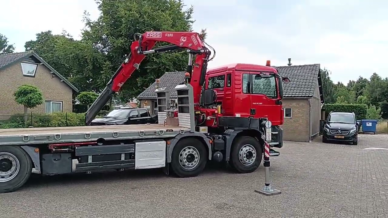 Top Trucks 4849 MAN TGS 35.360 8x2 - Fassi 23TM Kraan, Machine