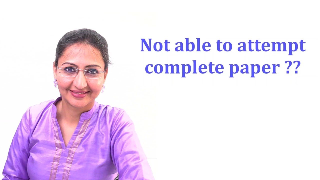 Learn To Manage Time In Exams II Time Management For Better Performance In Exams II ACCA