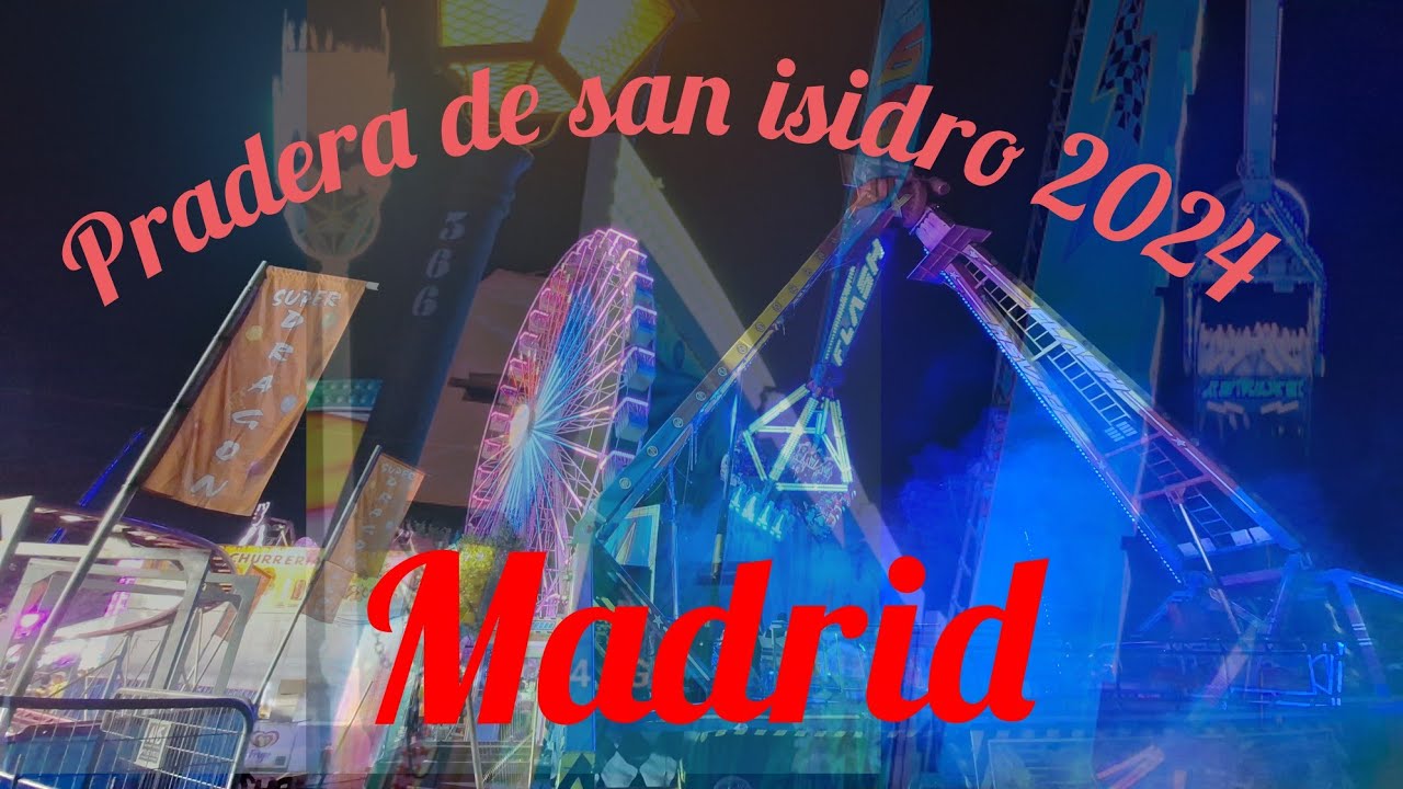 atracciones  de feria 2024  (madrid) luces y sonidos de una feria