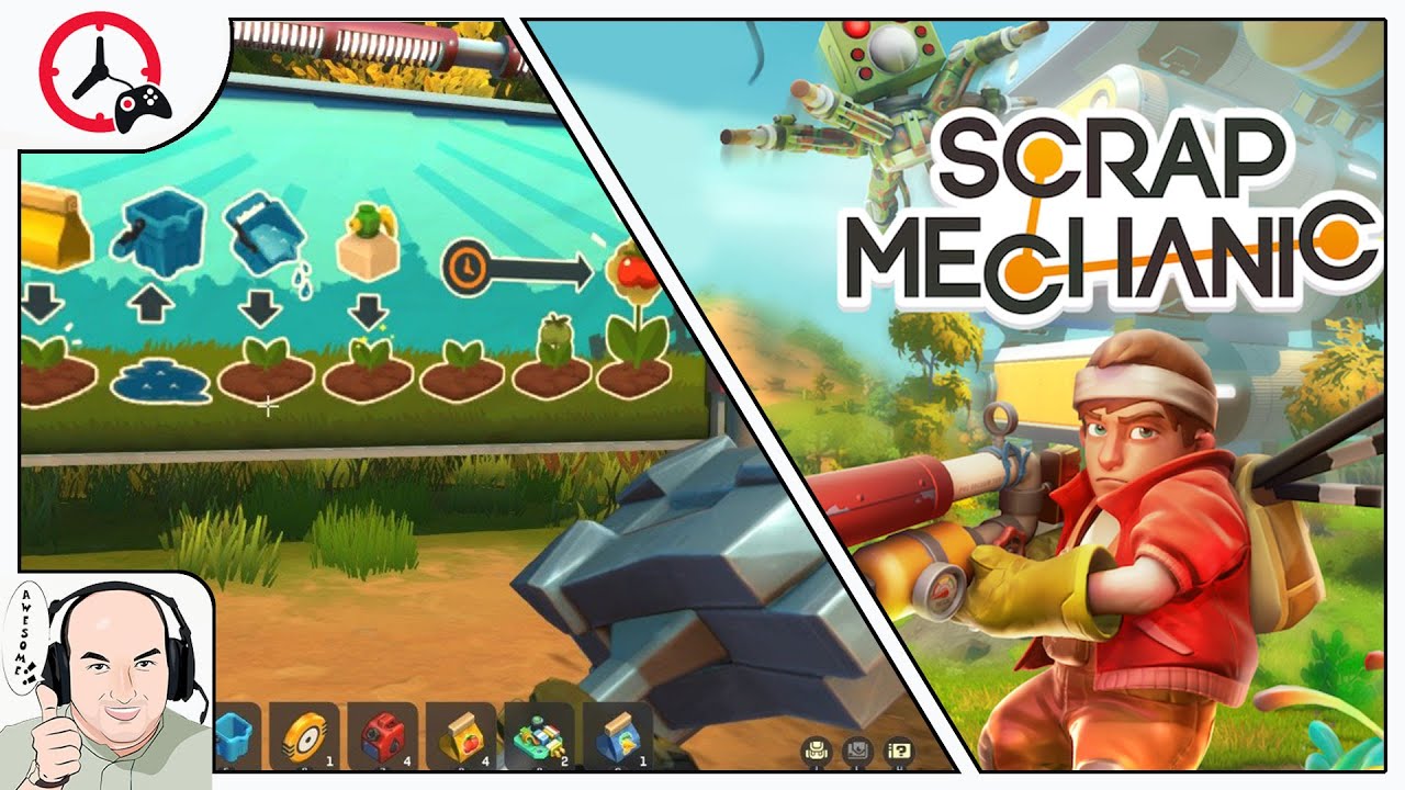 Scrap Mechanic Survival | 👨‍🔧🚗 خلنا نجرب هذه اللعبة | اللعبة تغيرت 180 درجة