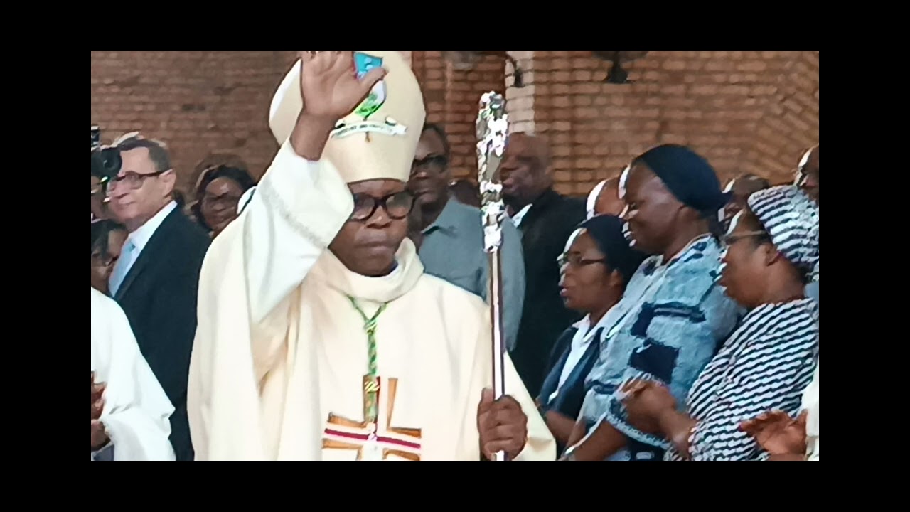 Pour l'accueil du nouvel évêque de Wamba