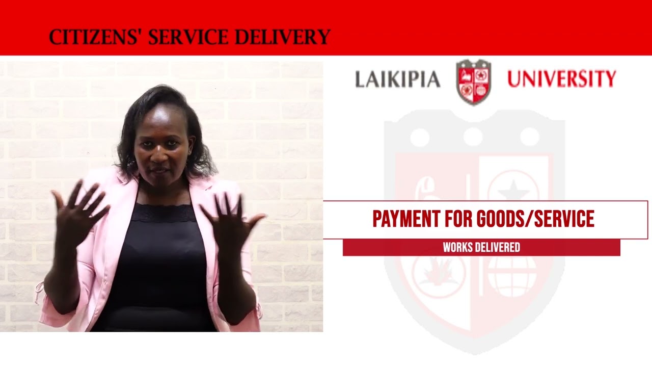 LAIKIPIA UNIVERSITY SERVICE DELIVERY CHARTER