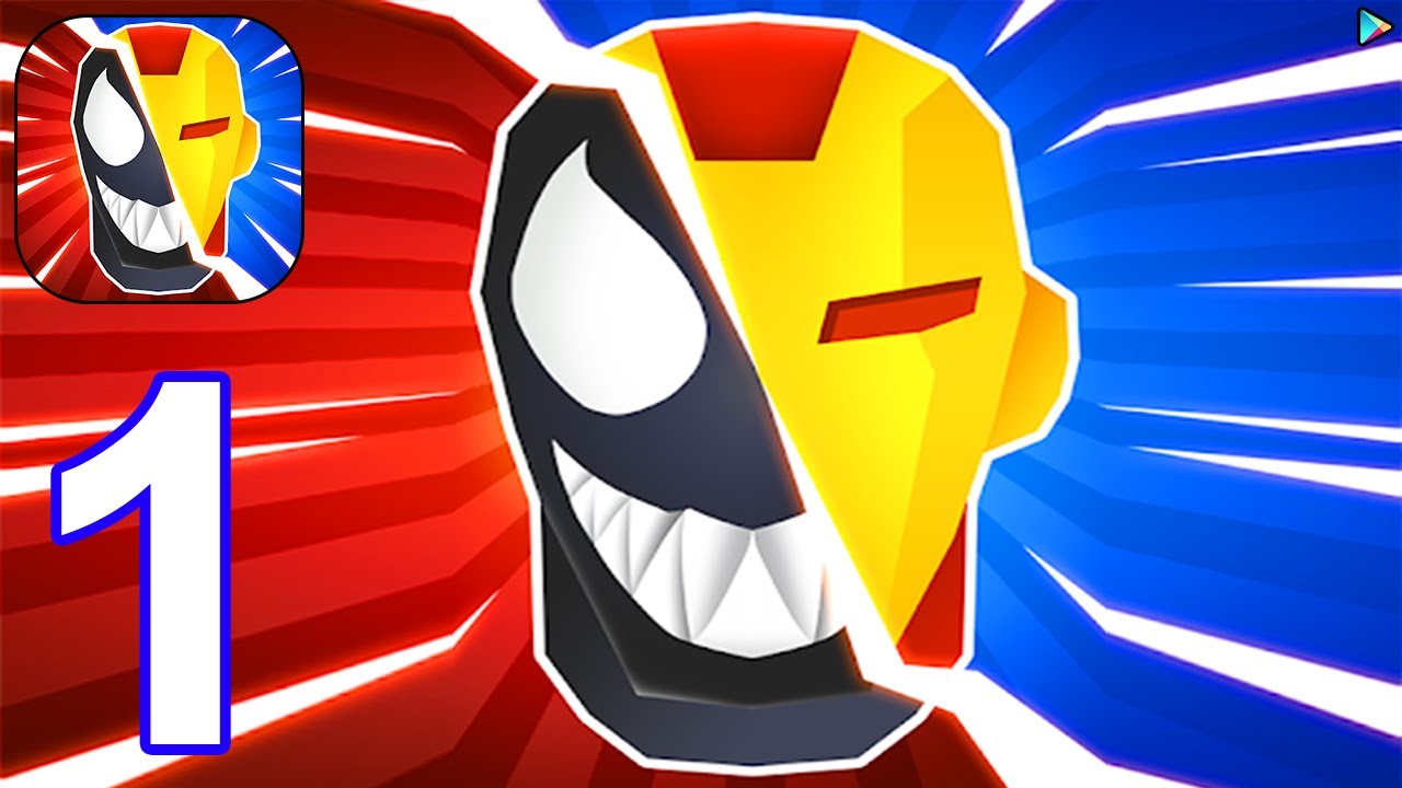 Mashup Hero - Gameplay Walkthrough Part 1 All Levels 1-4 (Android, iOS)