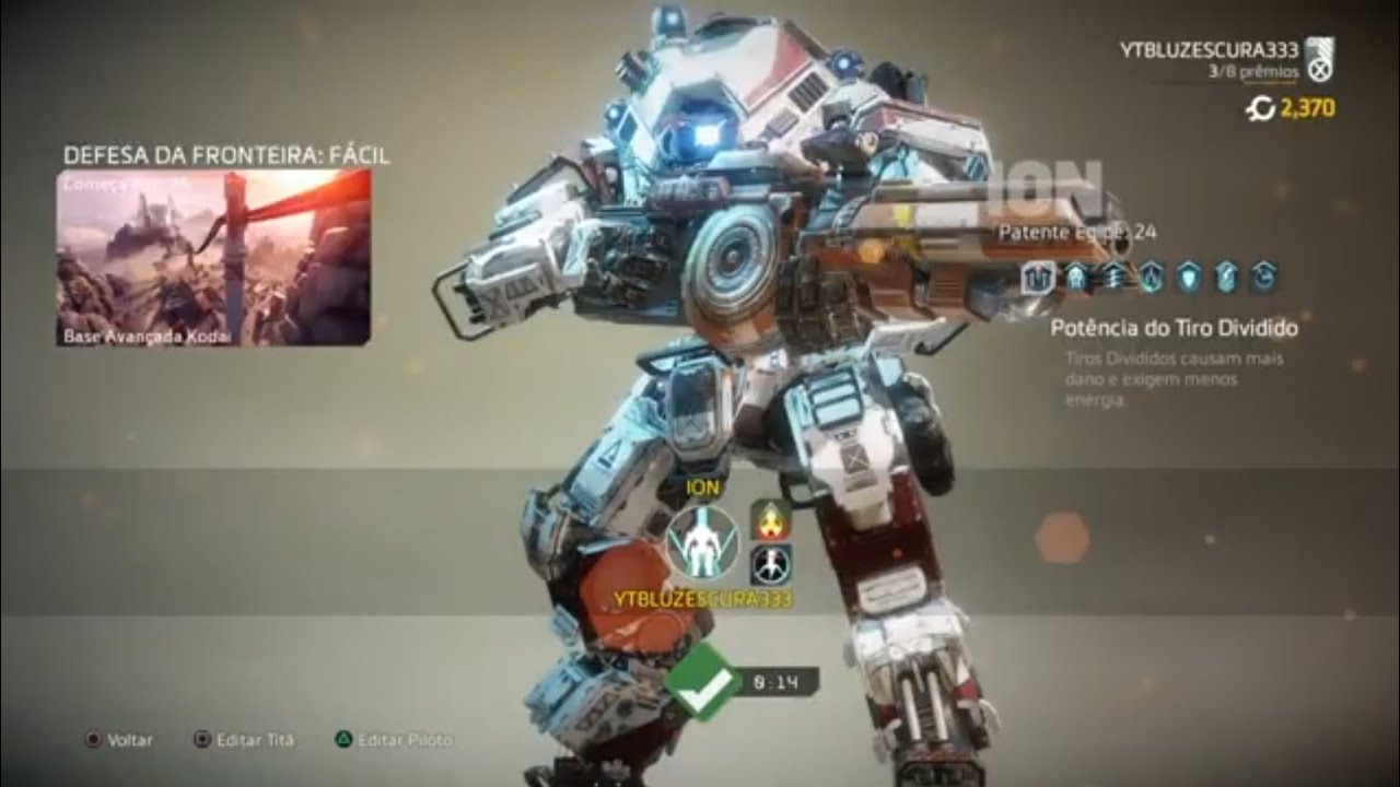 TITANFALL 2 [Ps4] Defesa da fronteira SOLO com a titã (ION CRUZADO)