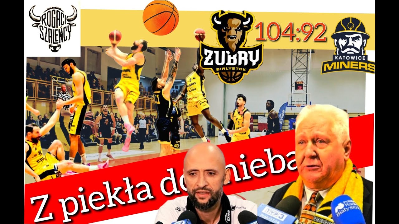 Wygrana Żubry Abakus Białystok vs Miners Katowice 20.12.2025  kolejka 15. 1 Liga