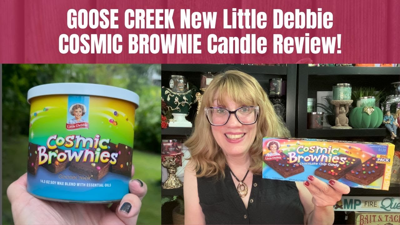 GOOSE CREEK New Little Debbie COSMIC BROWNIE Candle Review!