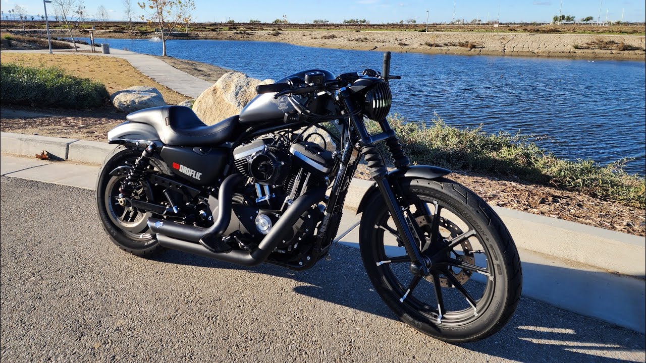 Harley Davidson Sportster drag bar ride review