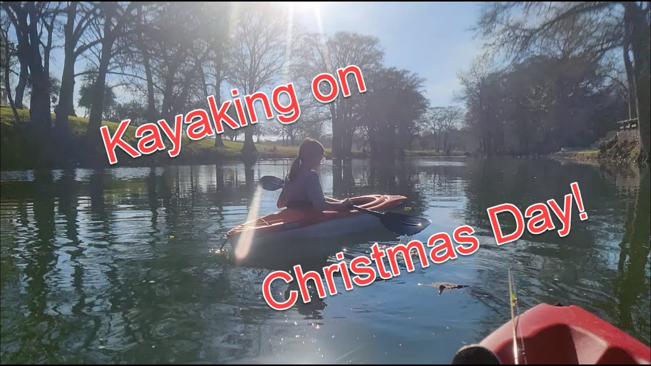 Kayaking the Guadalupe River in New Braunfels, Texas - Cypress Bend Park