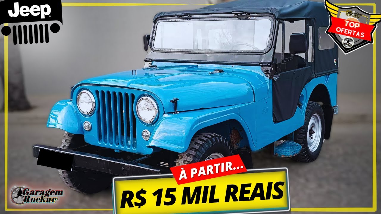 JEEP WILLYS PRA PROJETO E FAZER TRILHA NO PRECINHO A VENDA [À PARTIR DE 15 MIL] Top Ofertas Rockar