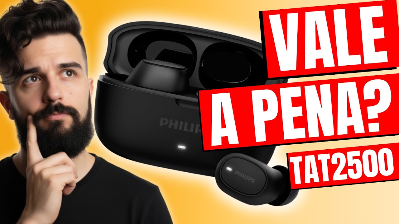Esse Fone Philips TAT2500 Vale A PENA? [Review Philips TAT 2500]