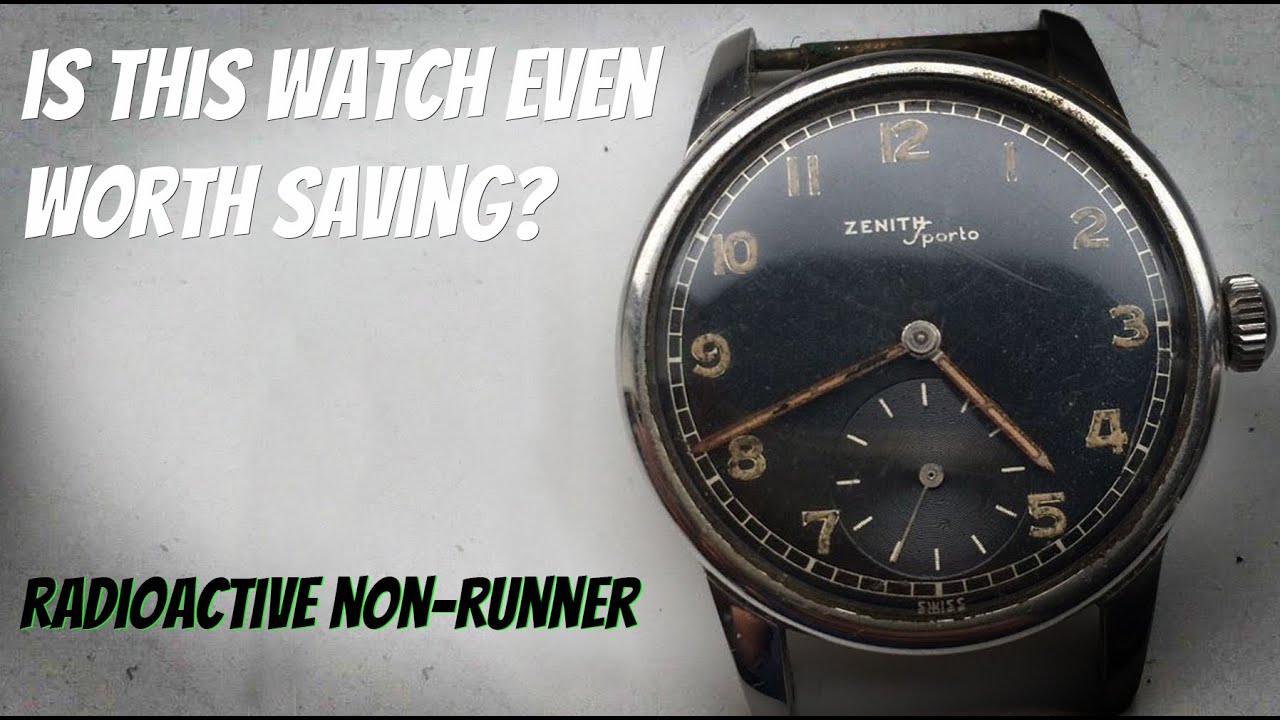 Radioactive, not running... is this watch even worth saving?