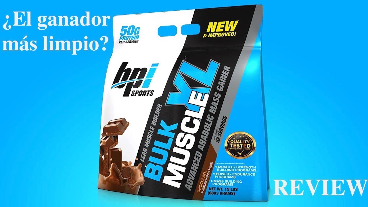Bulk Muscle de BPI Sports Review completo en español | SupplementsNBodybuilding.