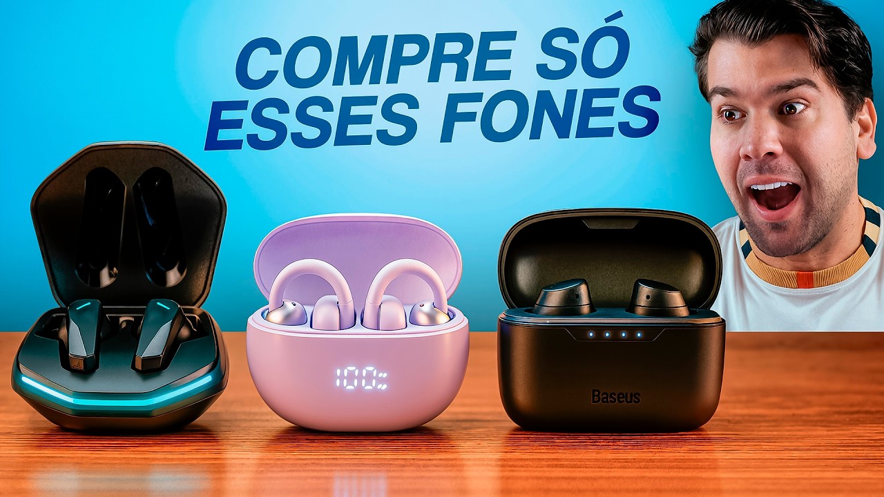 TOP 9 FONES BLUETOOTH para COMPRAR SEM MEDO em 2026 (99% ERRAM!)