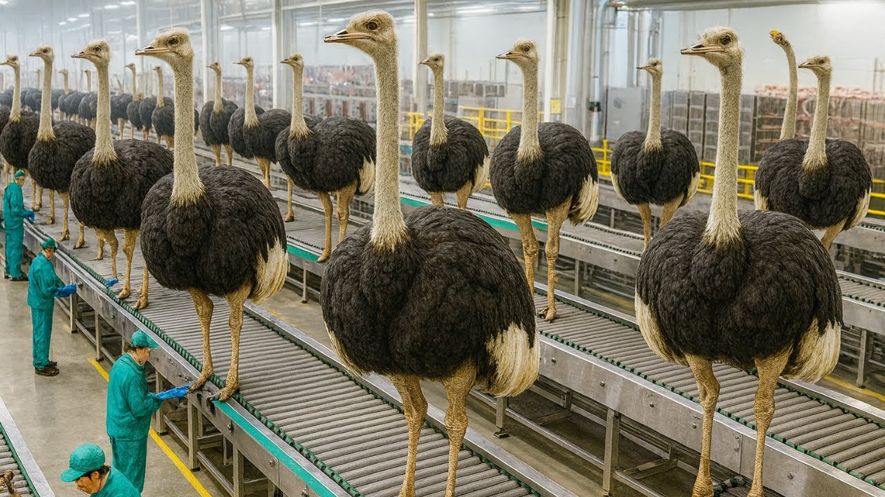 Inside the factory: Ostrich leather to luxury goods &ndash; Production process (full process)