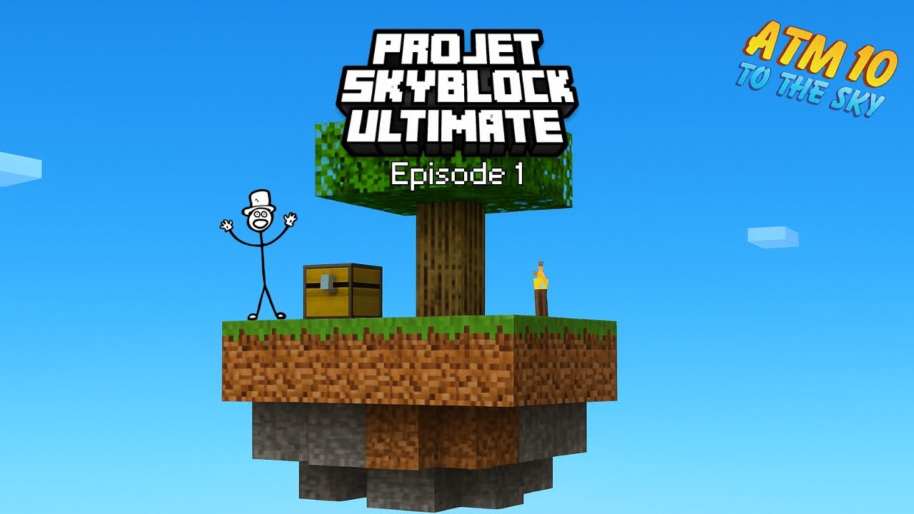 Je suis sur un Arbre ! (Minecraft Projet Skybloc Ultimate EP1)
