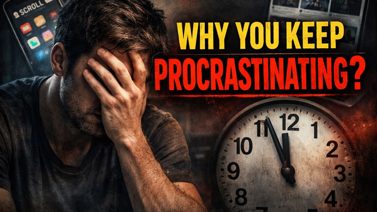 Why You Keep Procrastinating — The Hidden Psychology of Self-Sabotage