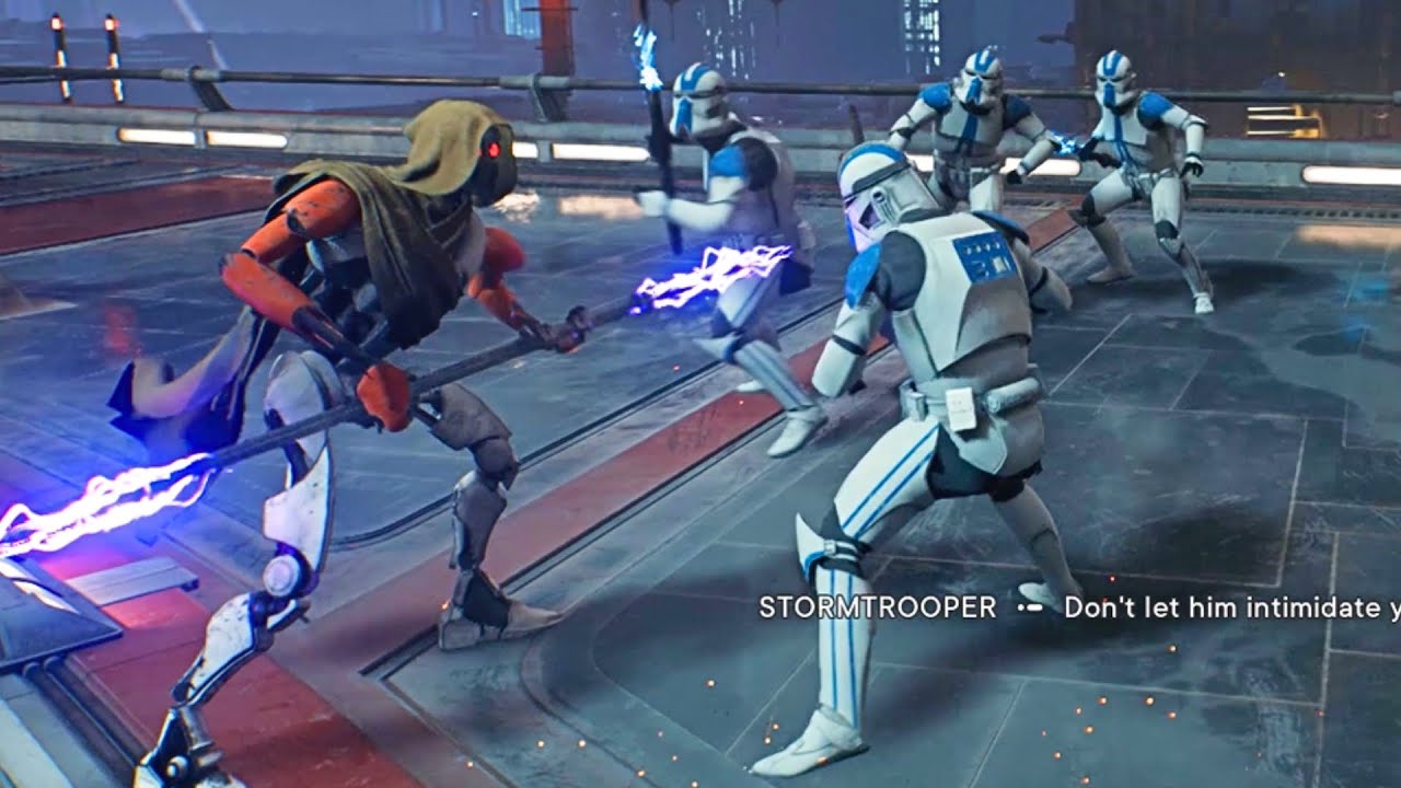 IG-100 MagnaGuard VS 501st Legion | STAR WARS JEDI SURVIVOR