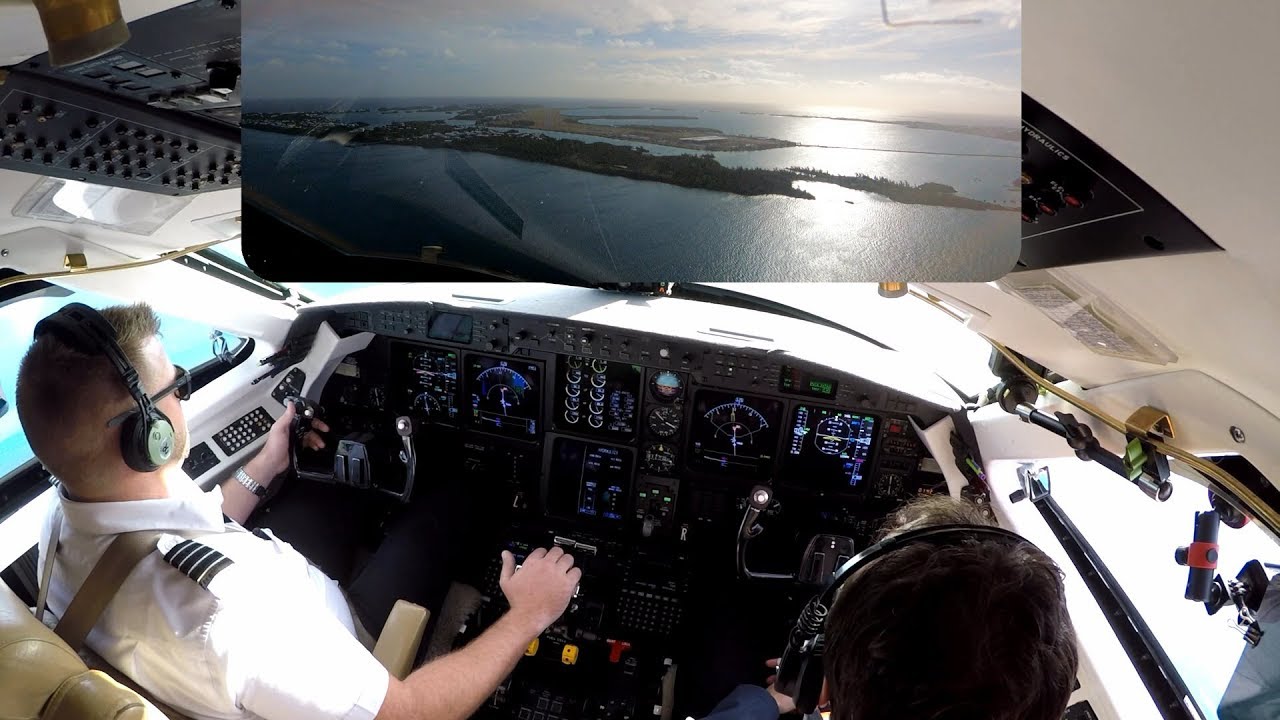 Gulfstream G-IV Landing in Bermuda - Pilot VLOG 112