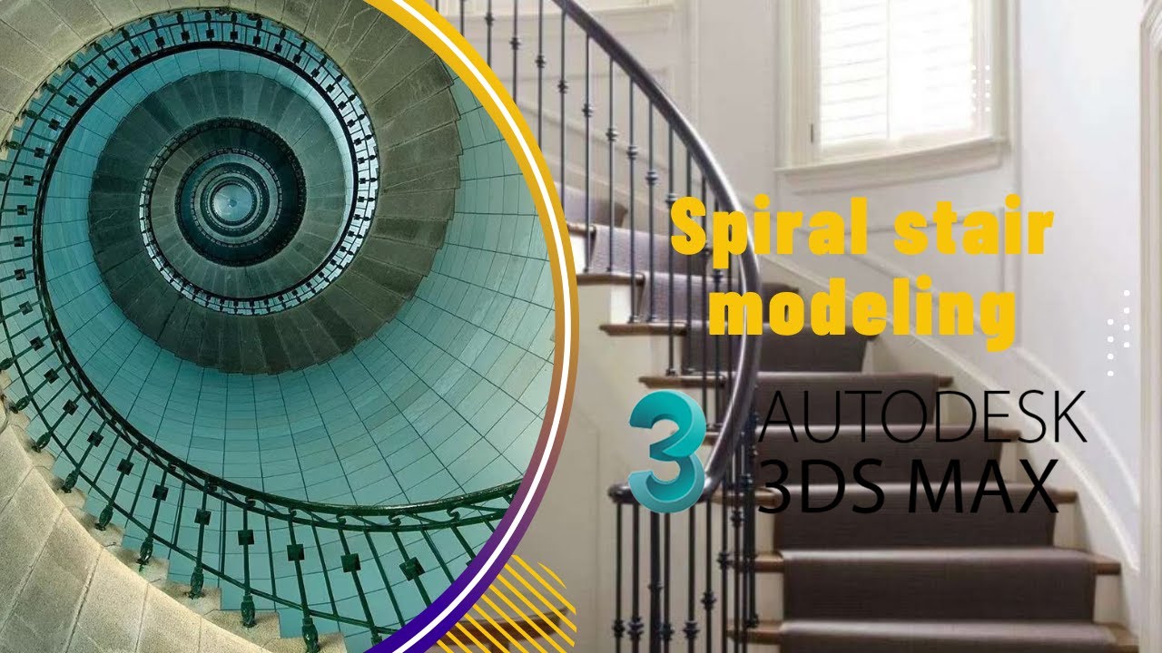 Spiral Stairs Modeling | 3ds Max Modeling Tutorial