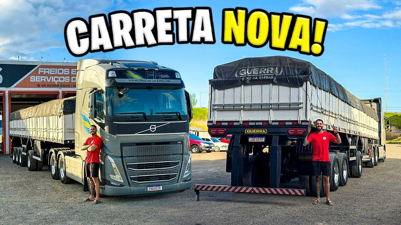 COMPREI ESSA CARRETA E NINGUÉM SABIA 🤫 NOVA 4EIXO SECRETA