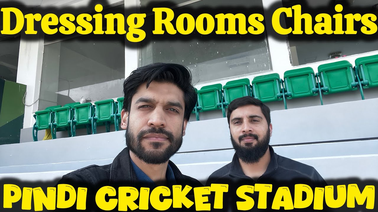 New Chairs for Players in Dressing Rooms of Pindi Cricket Stadium | Champions Trophy