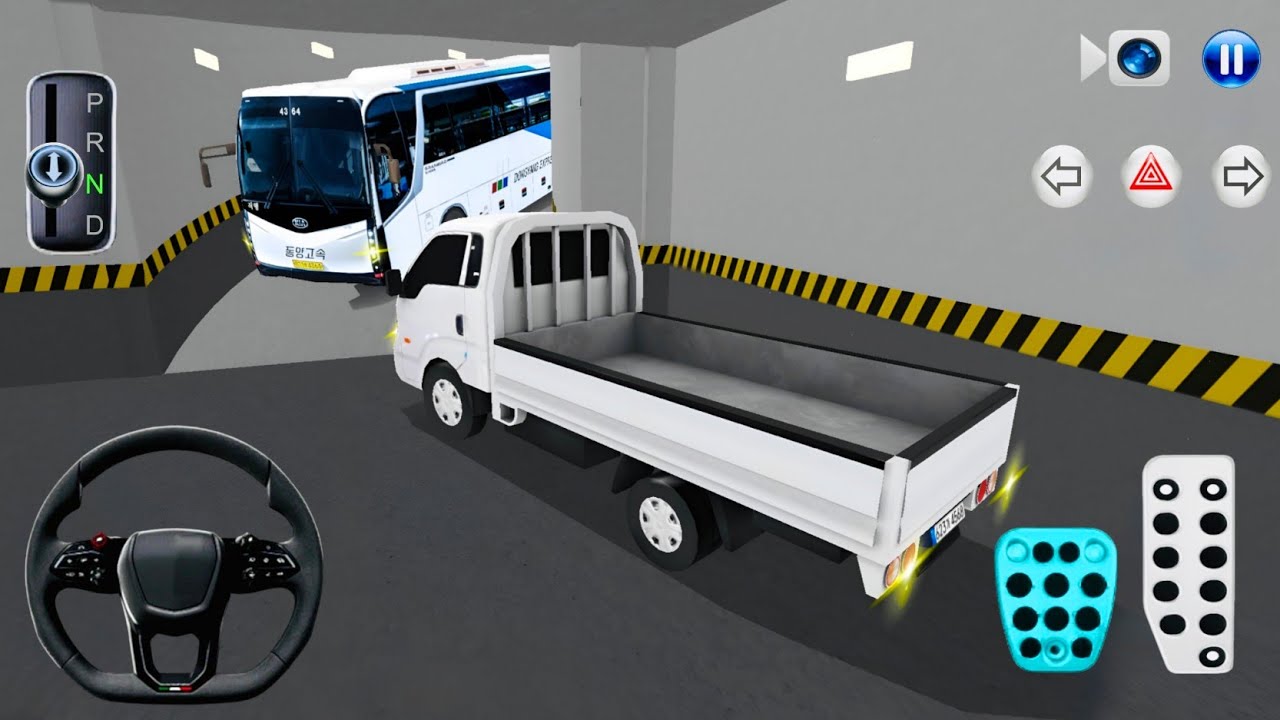 New Kia Express Bus Stuck in Parking Garage | 3D Driving Class 2026 Android Gameplay