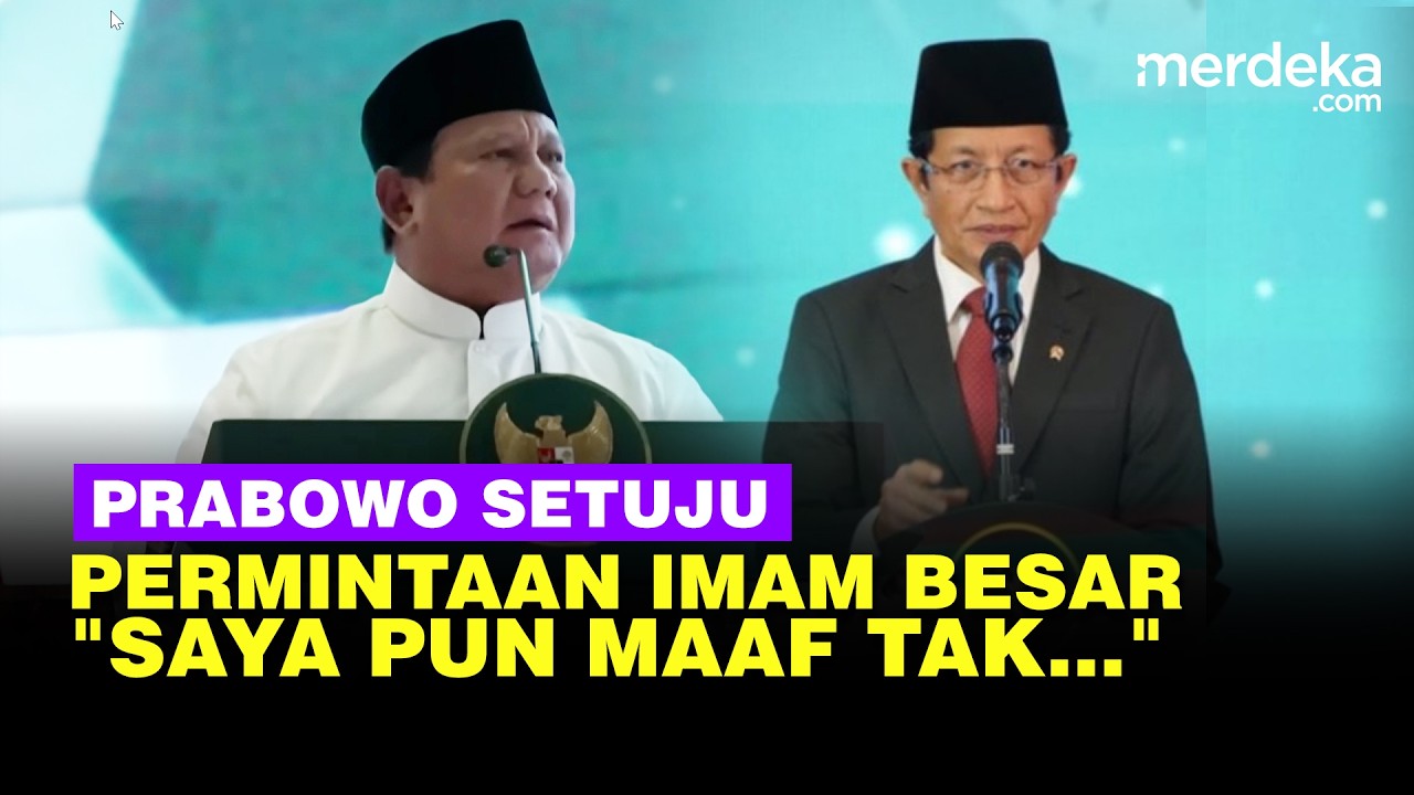 [FULL] Prabowo Setujui Permintaan Profesor Imam Besar, Bundaran HI Jangan Cuma Ada Hotel Mewah...