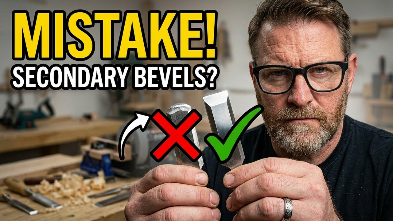 Secondary Bevel on chisels is a waste of time IMO.