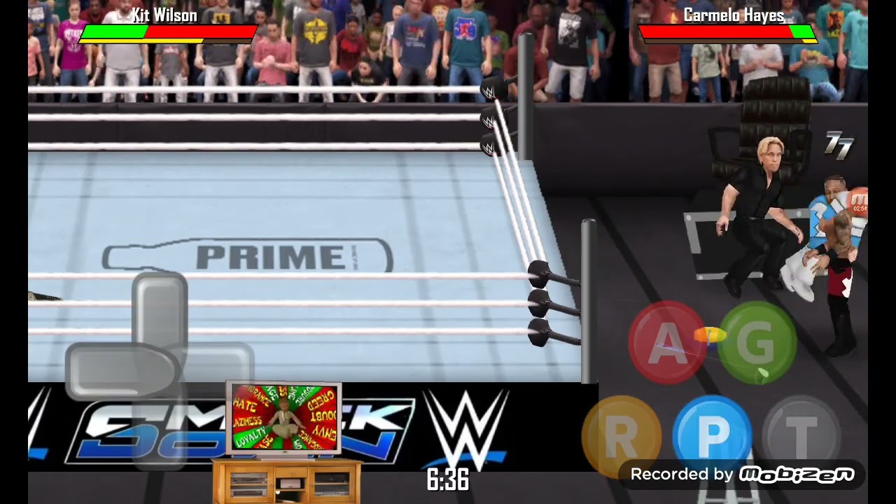 WR2D SMACKDOWN CARMELO HAYES 🆚 KIT WILSON/POR EL CAMPEONATO DE LOS ESTADOS UNIDOS 