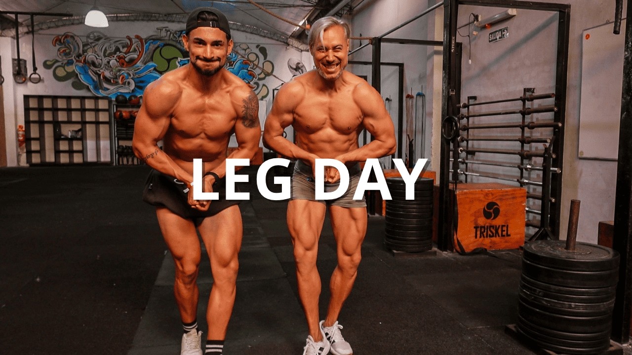 Culturista me enseña a posar | Leg Day