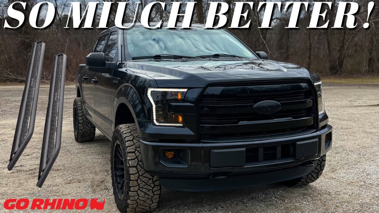 Installing Go Rhino Dominator Xtreme D6 Side Steps On My F150 - DIY