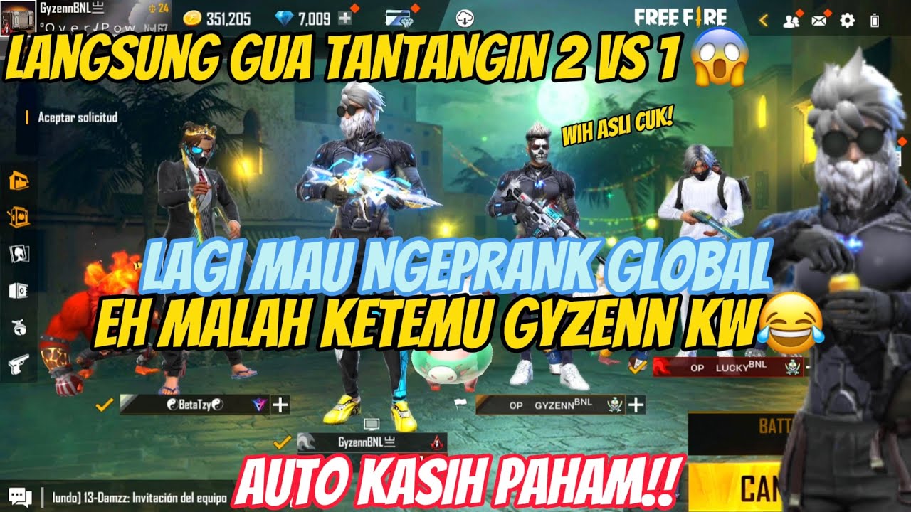 DITANTANGIN BYONE SAMA GYZENN KW😱AUTO KASIH PAHAM FREESTYLE KANGGURU SAMPE KENA MENTAL😂