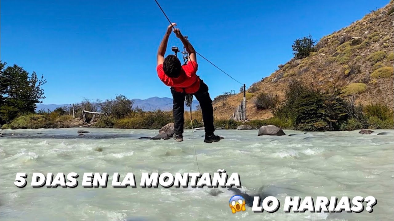 5 DIAS en la MONTAÑA, hice la VUELTA DEL HUEMUL🏔️ Me fui solo a recorrer América, acompañame 🌎 EP 9