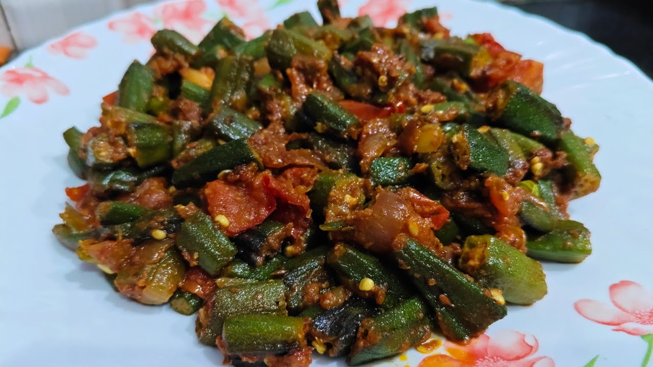 Masala bhindi recipe tasty tasty 😋🥰 ভিন্ডি মাসালা