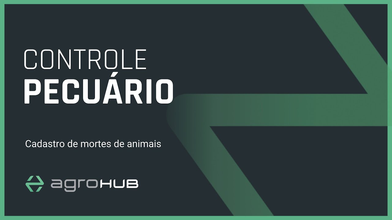 Cadastro de mortes de animais - Controle pecuário