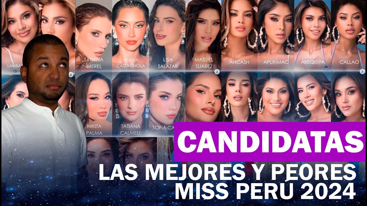 REACCIÓN A CANDIDATAS MISS PERÚ 2024