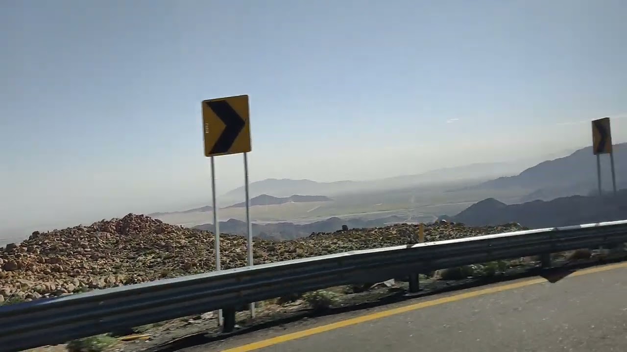 Bajando la Rumorosa en autobús de la línea TAP