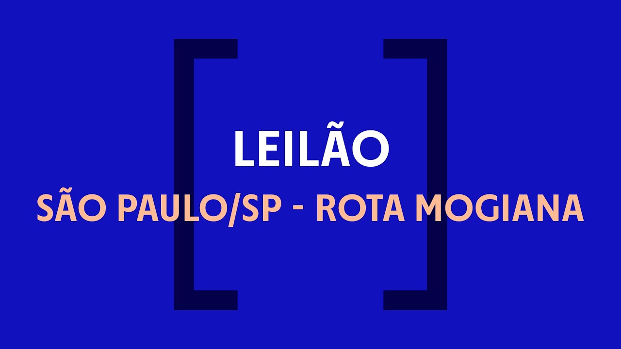 Leilão | SÃO PAULO/SP - ROTA MOGIANA