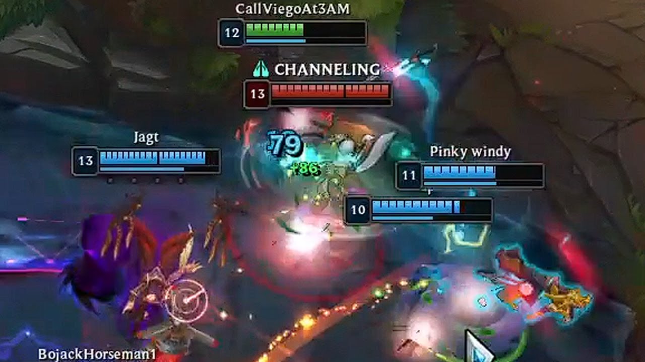 When the Katarina joins the teamfight